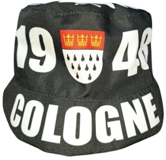 Wallitschek Köln Fischerhut - 1948 Stadtwappen (hochwertige Qualität), Fanhut, Sonnenhut, Anglerhut, Mütze, Bucket hat, Fussball, 1948