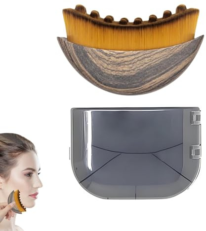 Lymphatic Drainage Brush with Box, Lymphatic Face Brush | Face Brush Lymphatic Drainage, Lymphatic Brush, Face Sculpting Brushs, Suitable for use at Home Work or While Traveling