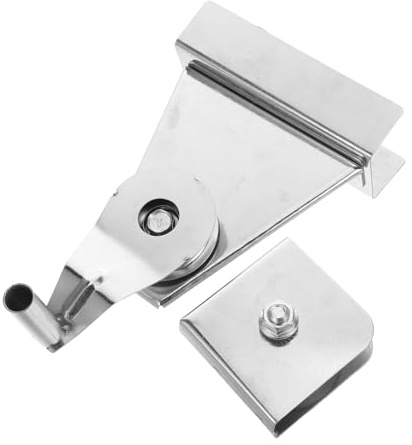 ibasenice Flagpole Lifting Accessories Stainless Steel Flagpole Handle Pulley Heavy Duty Pulley System for Outdoor Hardware Repair Parts Kit Accessories