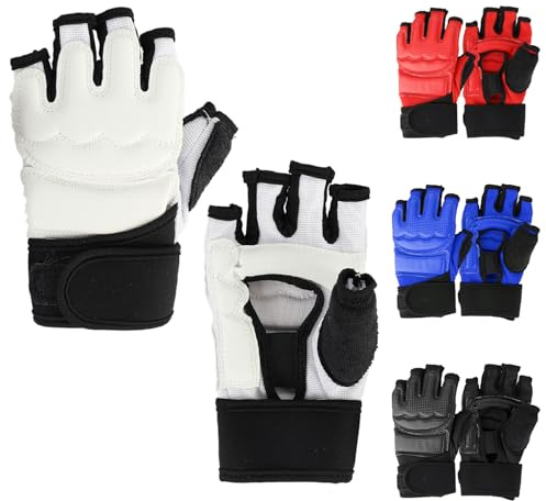 Hwtcjx Guantes de Boxeo, Boxing Gloves, Guantes de Boxeo MMA Kárate Taekwondo Artes Marciales para Niños de 3 a 12 años