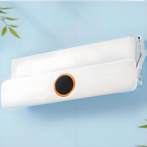 QiaoRong Deflector Aire Acondicionado Split de Ángulo Ajustable Desviador Aire Acondicionado Plegable y Antivuelco Ideal para Dormitorios, Oficinas, Tiendas y Escuelas