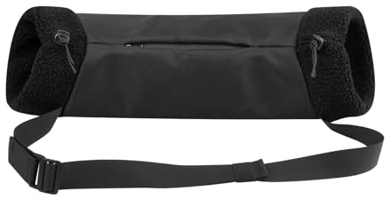 Sopa de calefacción de mano al aire libre - Muff de mano de camping, guantes ajustables con correa para el cuello y bolsillo con cremallera para la caza de invierno al aire libre