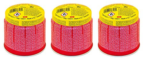 Lot de 3 Cartouches de Gaz Combustible Rothenberger Industrial C200 Supergas, avec Système de Verrouillage du Gaz Intégré