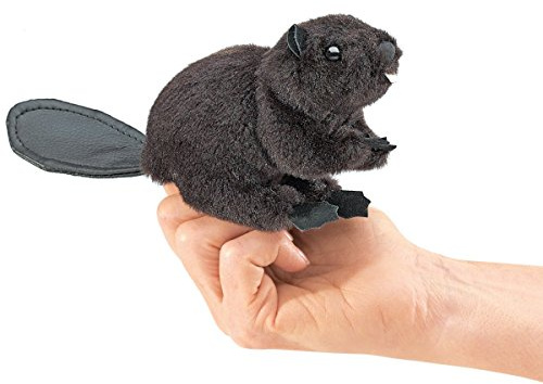 Folkmanis Fingerpuppe Puppet Mini Biber 2651