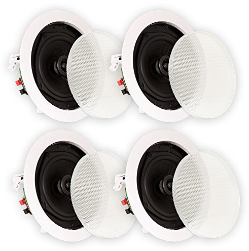 Solutions de théâtre Ts50 C en Plafond Haut-parleurs Son Surround Home Cinéma Lot de 2 Paires
