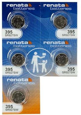 Single de Renata reloj batería Suizo hizo Renata 395 o SR927SW o AG7 1.5V rápida nave