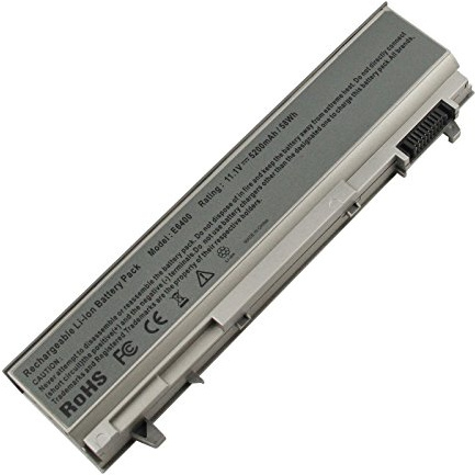 ARyee 5200mAh 11,1 V E6400 Akku Laptop Akku für Dell Latitude E6400 E6410 E6500 E6510, Dell Precision M2400 M4400