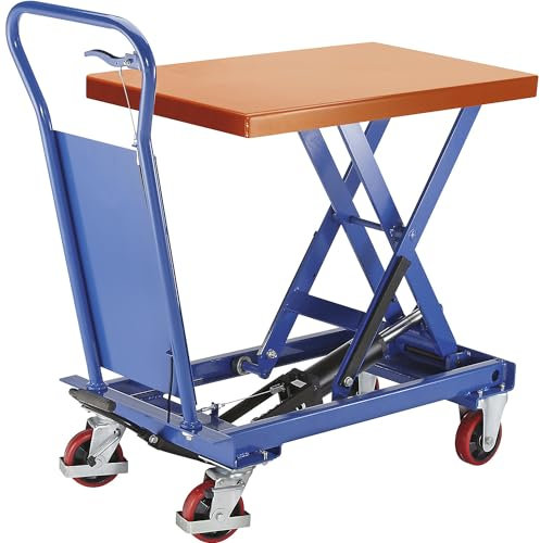 kaiserkraft | Hubplattformwagen Standard | Tragfähigkeit 250 kg | Plattform pulverbeschichtet
