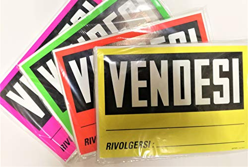 Cartelli Affissione Vendesi 25 pezzi