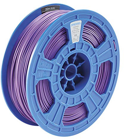 Dremel DigiLab PLA-PUR-01 3D-Drucker-Filament, 1,75 mm Durchmesser, 0,75 kg Spulengewicht, violett, RFID-fähig, neue Formel und 50% mehr pro Spule