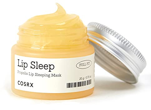 COSRX Propolis Lip Balm for Dry Chapped Lips, Overnight Lip Treatment Mask for Plump Hydrated Lip Care with Shea Butter and Honey Complex, For Soft and Nourished Lips, Korean Skincare 20g