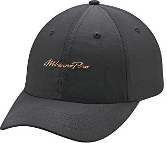 Mizuno Pro Script Hat, Black-Copper, One Size Fits All