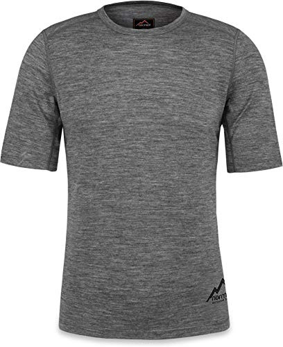 Herren Merino T-Shirt Short Sleeve Kurzarm Oberteil Funktionsoberteil 100% Merinowolle Thermounterwäsche Baselayer