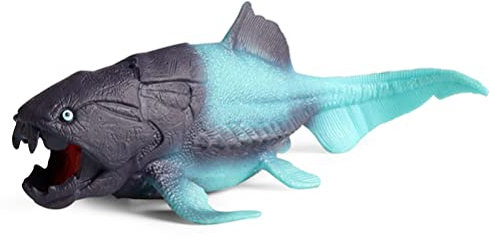 Bagima Squishy Tier Spielzeug Realistische Meer Tier Weiche Spielzeug Figuren Stress Relief Weiche Gummi Squeeze Kawaii Nette Dekompression Spielzeug für Jungen Mädchen, Dunkleosteus