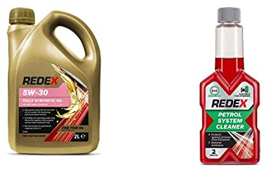 Redex RMTN0010A 5w30 C3 Fully Synthetic Engine Oil for VW Audi Seat Skoda 2 Litre & Redex Petrol Fuel System Cleaner 250ml