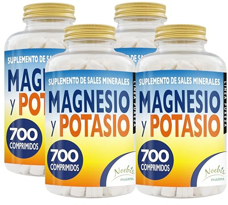 Magnesio e Potassio 2800 Compresse - Magnesio Citrato e Potassio Citrato - contro Stanchezza e Fatica Fisica, Caldo, Sali Minerali Organici Altamente Assimilabili - Fornitura di Lunga Durata (4)