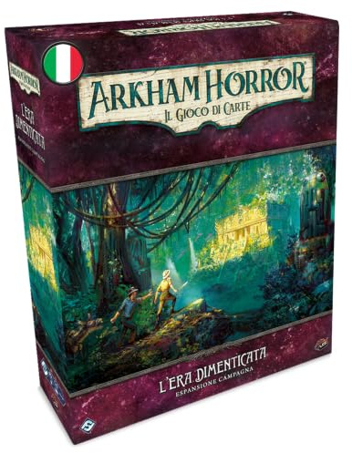 Asmodee - Arkham Horror, Kartenspiel: Die vergessene Ära - Erweiterung der Landschaft, Italienische Ausgabe