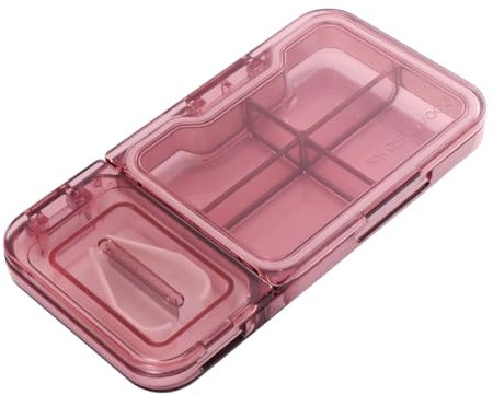 HAPINARY Pillentrenner Tablettenteiler Medizin Pillenbrecher Pillensortierer Tablette Pillensplitter - -behälter Pillendose Aus Kunststoff Stk Arzneimittel Schleifmittel