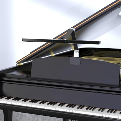 Archilight Stella-Pro Piano Light Double Arm Clip On: Professional Design, Asymmetric, Anti-Glare Lighting,Light Sensor,3000K~6500K CCT Adjustable, Dimmable, 12W LED Eye Protection