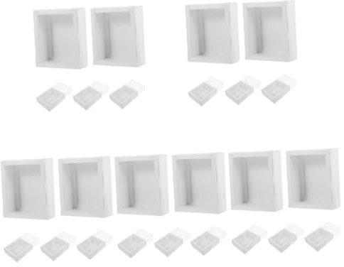 PartyKindom 25stücke Teiliges Transparente Aufbewahrungsboxen Mit Sichtfenster Für Partys Geburtstagsgeschenke Aufbewahrung Von Snacks Und Schmuck Langlebige Elegante Verpackungslösungen