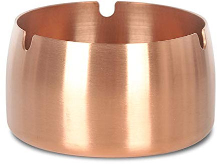 Aschenbecher Personalisierter Aschenbecher aus Edelstahl for den Außenbereich, winddicht, for den Innen- und Außenbereich. Aschenbecher for Haushalt/Büro/Hotel Dekoration Aschenbecher ( Color : Rose g