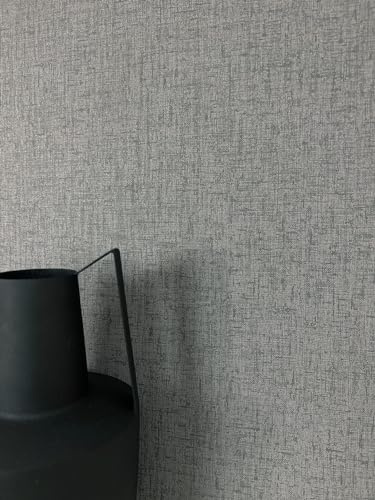Newroom papel pintado antracita liso para loft industrial