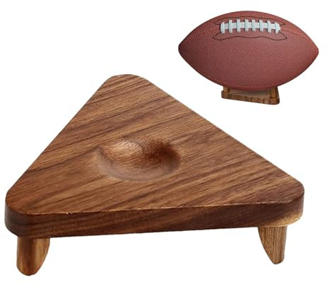 Generico Espositore per palloni da Calcio, espositore per palloni | Espositore per palloni da Calcio in Legno - Supporto per Palla Multifunzionale, espositore per Palla in Legno per Calcio, Basket