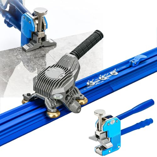 ylpddmm Fliesenschneider mit Einer Gesamtschnittlänge von 2,2 m/1,3m/3 m/3.8m, manuelle Fliesen für große Fliesen, Porzellan, Keramik，Großformat-Fliesenschneider mit präzisem und,3M