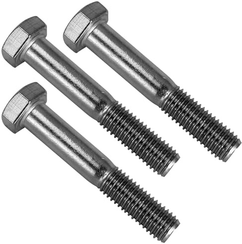 RYSUPPLY Sechskantschrauben mit Schaft aus Edelstahl M12 x 75 Maschinenschrauben | DIN 931 | 25 Stück | In diversen Größen und Mengen erhältlich