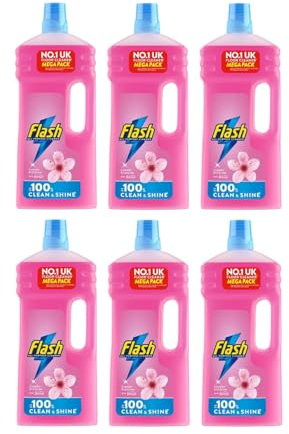 Flash Multipurpose Floor Liquid Cleaner Cherry Blossom 950ML. Up To 100% Dirt And Grease Removal