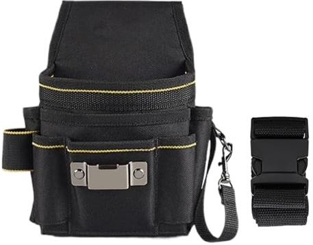 Ceinture à Outils Pochette De Ceinture Multifonction | Étui Électrique Compact Résistant Aux Déchirures Avec Fermeture Rapide Pour Travaux Électriques Et Extérieurs
