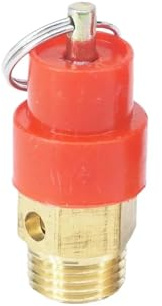 KXJSYL Tool Válvula de Seguridad de Aire de latón Macho BSP de 3/4/5/6/7/8/10/12/15 Bar, 1/8 y 1/4 (3/4/5/6/7/8/10/12/15 Bar), válvula de Alivio de presión, compresor de Aire.(7 Bar,1/4)