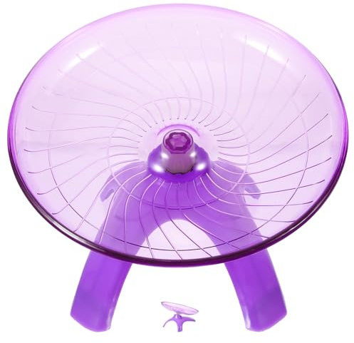 HOODANCOS Rueda para Ejercicio Saludable para Hámster de Plástico Redonda Silenciosa sin Rebabas Adecuado para Jerbos y Ratones Pequeños en Jaulas