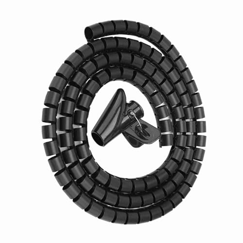 Flexible Spiral Tube Cable Organizer Wire Wrap Cord Protector Storage Reusable Zip-up Solution for Management Protection Home Office Use