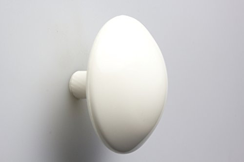 pomolo pomolo per mobile pomolo per armadio plastica bianco, diametro 45 mm