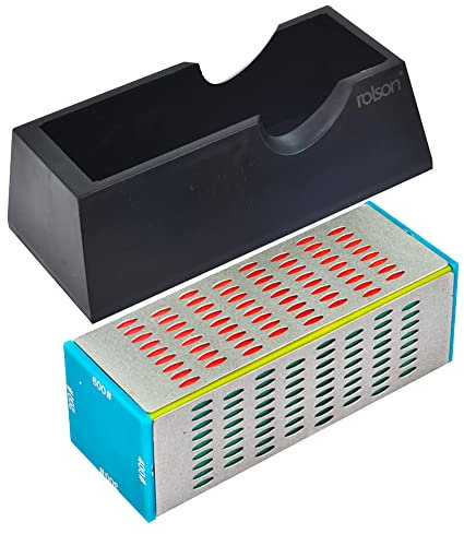 Rolson 24259 Four Sided Diamond Sharpener