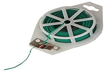 100 m BINDEDRAHT GARTENDRAHT PFLANZENBINDER BLUMENBINDEDRAHT DRAHT auf SPULE