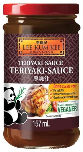 Lee Kum Kee Teriyaki Sauce – Würzsauce mit orientalischen Aromen – 6 x 157 ml