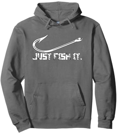 Just Fish It - pour Les pêcheurs et Les Marins Sweat à Capuche