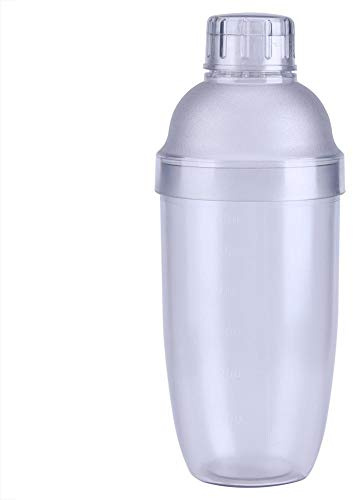 Cocktail-Shaker aus Kunststoff, 700cc Anti-Leakage-Shaker for transparente Getränke PC Resin Milk Tea Cocktail-Shaker for Getränke Bar Tool (Transparent)