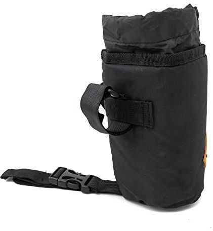 System-S Fahrrad Trinkflasche Tasche wasserfest Getränke Halterung für Lenker in Schwarz