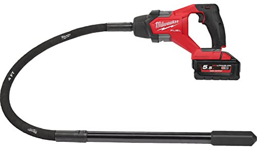 Milwaukee M18 FCVN12-551 Fuel 18v Cordless Brushless Needle Concrete Vibrator 1 x 5.5ah Li-ion