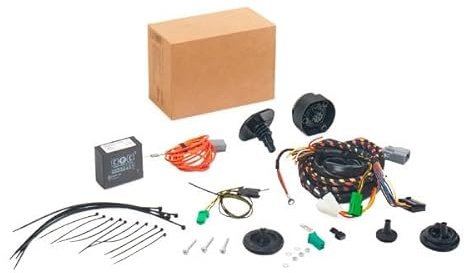 JAEGER 21060530 Elektrosatz Anhängerkupplung E-Satz Anhängevorrichtung Kompatibel mit FORD FOCUS III Turnier Kuga Mk2 DM2 MONDEO IV Turnier BA7 S-MAX WA6 FOCUS III