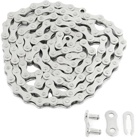 WEEROCK Bike Chain Single Speed 1 Speed Bicycle Chains 1/2 x 1/8 x 104 Links