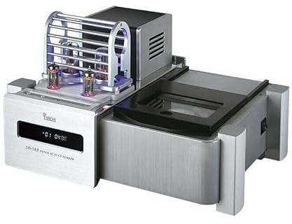 YAQIN HIFI CD Player, SD 38A HiFi Röhren CD Player mit Röhren 6N8P und Fernbedienung, Commutabile AC115 e AC230