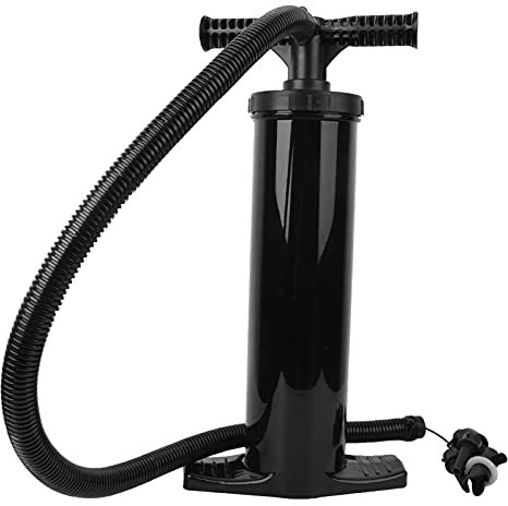 POENVFPO Handluftpumpe, Kunststoffzylinder-Zeichnung, Zwei-Wege-Inflator-Deflator-Pumpen, Schnelles Befüllen für Kajak-Luftmatratze, Planschbecken, Aufblasbare Couch (L 180x78cm)