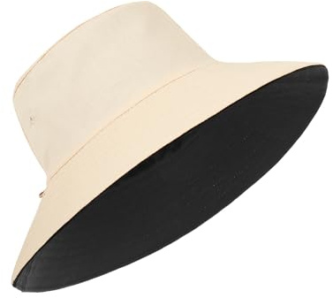 Zylioo XL/XXL fiskarhatt 3XL fiskarhatt för stort huvud, UPF50+ reversibel Bucket Hats, dubbelsidig UV-skydd solhatt med brett brätte