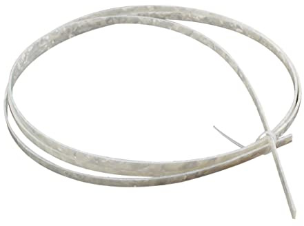 Gitarrenbindung Weiße Satz, aus Zelluloid, 6mm Breit für Mandoline | Poliert und Langlebig, für Selbstgemacht Teile und Gitarrenkörperprojekte, für Gitarrenbauer und Luthiers