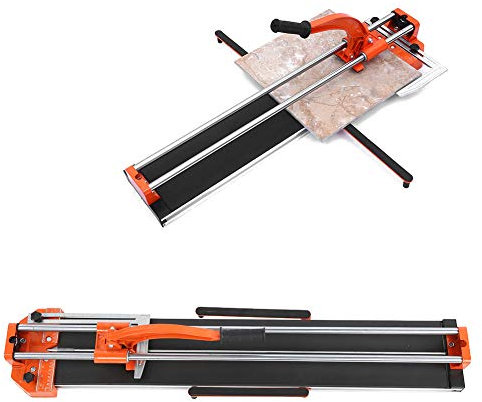 Fliesenschneider, professionell, 1000 mm, manuelles Keramikschneidewerkzeug mit Doppelschienen und Kugellagern, für präzises Schneiden von Porzellan und Stein