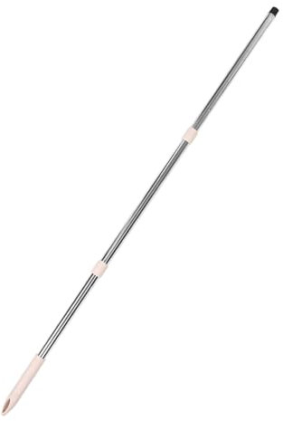 ABOOFAN Manico Scopa Acciaio Inossidabile Sezioni Con Copertura Protettiva Filettatura Americana Tedesca e Italiana Per Pulizie Domestiche e Esterni